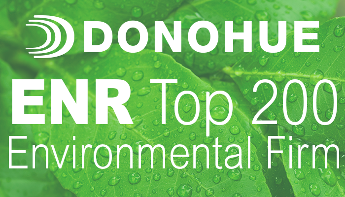 Donohue in Top 200 Environmental Firm List Header Image